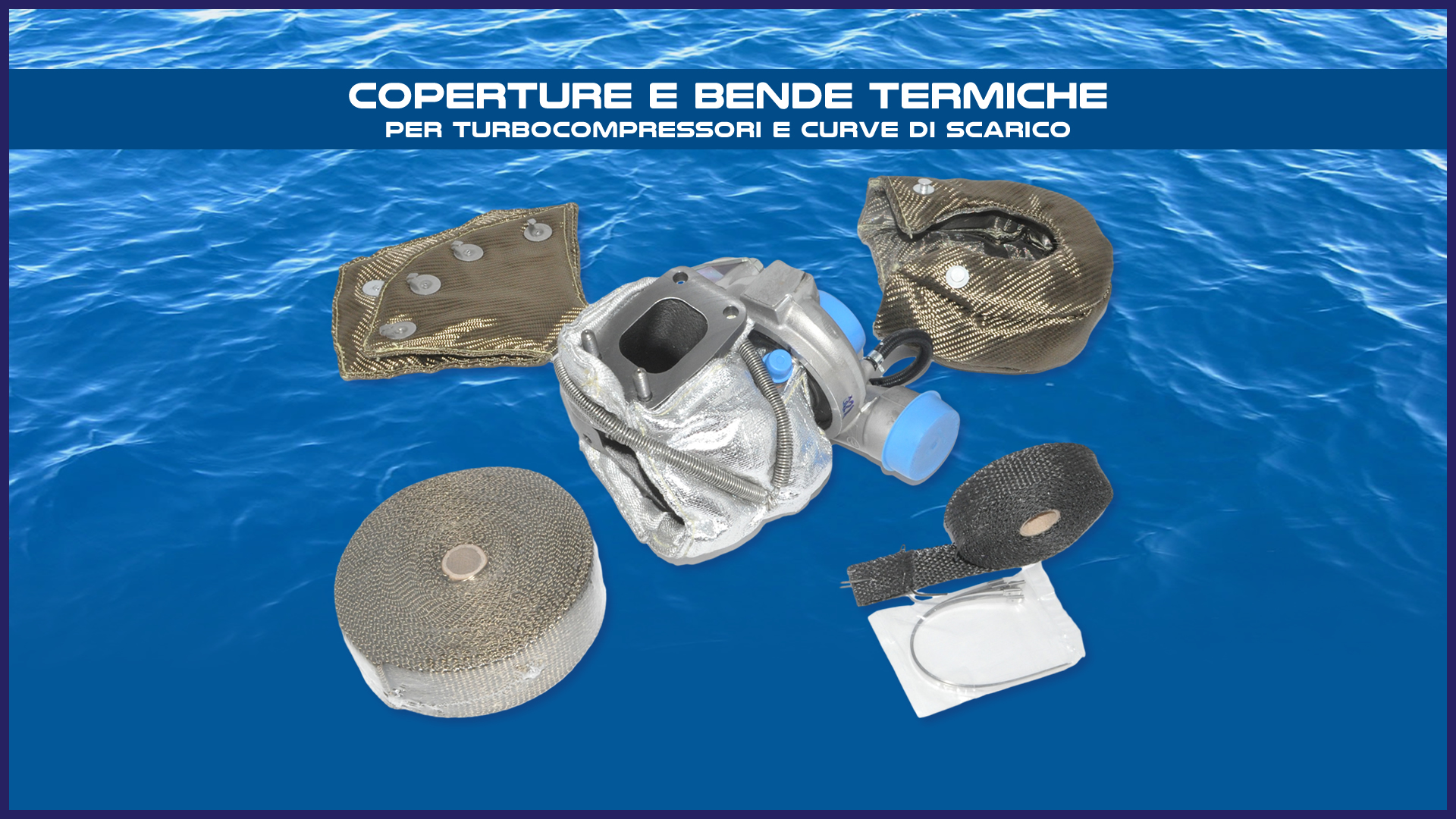 Coperture e bende termiche per turbo e riser di scarico | SAILOG